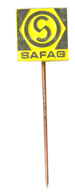 Значок рекламный SAFAG