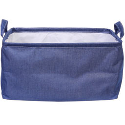 Коробка для хранения вещей с ручками "ВЕСТА", цвет полуночно синий, 38*26*21см