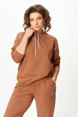 Джемпер Rumoda 2270 коричневый  фото 3