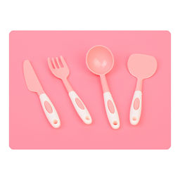 Набор посуды "Веселая кухня" с продуктами, в коробке