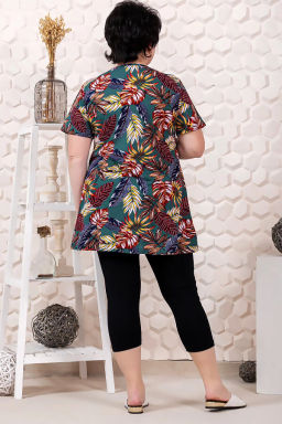 Костюм женский, цвет черный зеленый