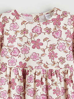 Desenli K?z ?ocuk Elbise ve Yelek