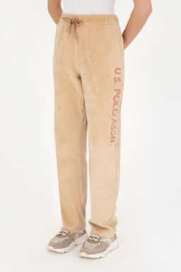 Женские спортивные штаны песочного цвета - U.s. polo assn фото 8