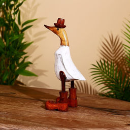 Сувенир «Утка», 27 см, дерево