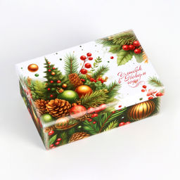 Набор подарочных новогодних коробок 10 в 1 Ёлочные игрушки, 32.5?20?12.5 - 12?7?4 см