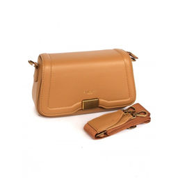 Сумка женская искусственная кожа DJ-CM 6961A-L.BROWN, 1отд, плечевой ремень, карамель SALE 262220