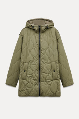 HOODED PUFFER JACKET - Zara фото 4
