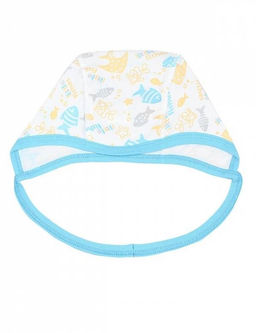 CRB wear/CAN 8110 Чепчик, бирюзовый рыбки/Ex.Cherubino  фото 2