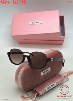 Женские солнцезащитные очки + коробка, футляр, салфетка - Bruno фото 5