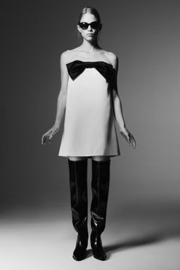 Vestido bandeau con lazo - H&m фото 3