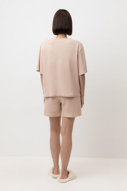 Е 20149/нюдовый беж пижама жен