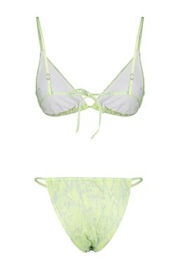 TRENDYOLMILLA Soyut Desenli Ucgen Baglamal? High Leg Brazilian Bikini Tak?m? TBESS22BT0046 фото 17