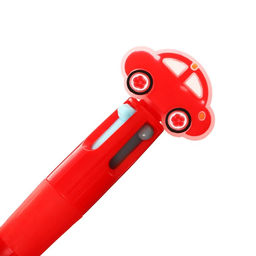 Цена за 36 шт. Ручка шариковая автоматическая 4-х цветная, мини, "Машина", МИКС