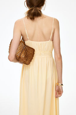 Vestido de punto efecto arrugado - H&m фото 8