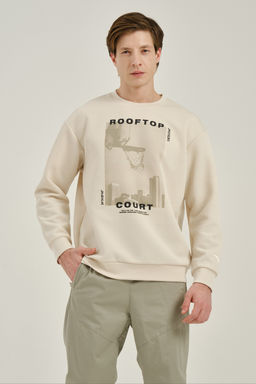 Свитшот Бежевый ROOFTOP COURT Sweatshirt