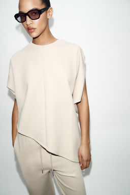CAPA ASIM?TRICA INTERLOCK / Crudo - Zara фото 4