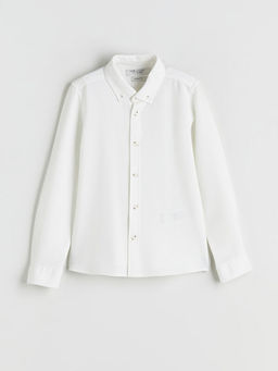 Uzun Kollu Dokulu Erkek ?ocuk G?mlek