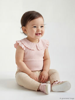 Bebe Yaka F?rf?rl? K?z Bebek ??t??tl? Body