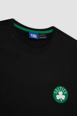DeFactoFit Футболка стандартного кроя NBA Boston Celtics с круглым вырезом из плотной ткани с короткими рукавами фото 8