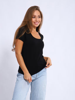 Футболка женская 6-203 (чёрный)