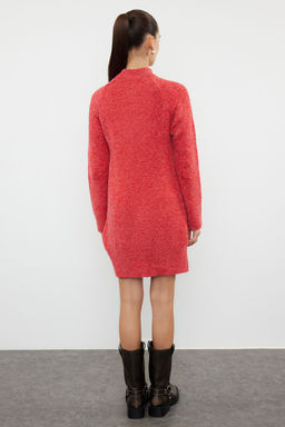 TRENDYOLMILLA Antrasit Mini Boy Triko Yunlu Elbise TWOAW25EL00017 фото 5