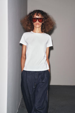 REGULAR RIPPED T-SHIRT - Zara фото 11