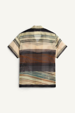 CAMISA ORGANZA 100% SEDA LENTEJUELAS / Verde / Azul - Zara фото 5