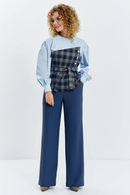 Костюм Euro Moda 627/1 голубой, синий