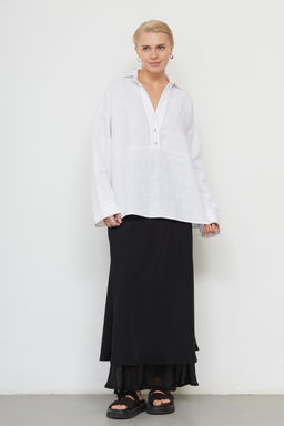 Рубашка oversize изо льна GRIOL  фото 3