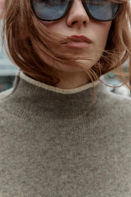 KNIT JUMPER WITH CONTRAST TRIMS - Zara фото 3