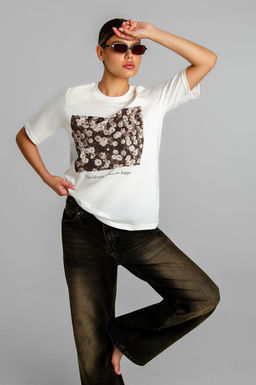 Арт. 31132 Футболка женская 44-52 (5 шт) Цвет:молочный - Калинка фото 7