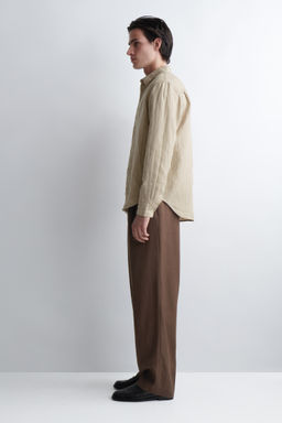 CAMISA DE LINO RELAXED FIT - H&m фото 3