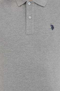 Мужской серый меланжевый базовый свитшот Неожиданная скидка в корзине - U.s. polo assn фото 6