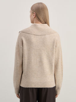 Джемпер с воротником поло / Zarina  фото 5