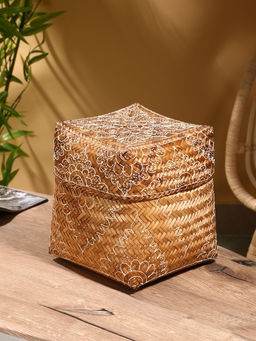 Корзинка плетёная «Марокко», 23×23×30 см