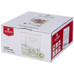 НАБОР СТАКАНОВ FAMILY CHRISTMAS ИЗ 4-Х ШТ. 320 МЛ - Agness фото 2