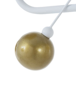 Люстра 12233/3, 3хE27, 60 Вт, золото/белый