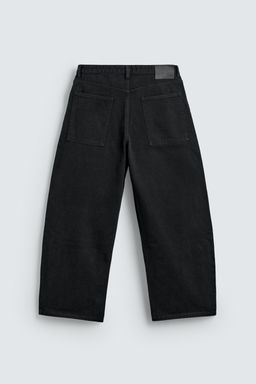 JEANS WIDE FIT / Negro - Zara фото 8