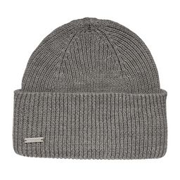Шапка SEEBERGER арт. 18236-0 TURN-UP BEANIE (серый)