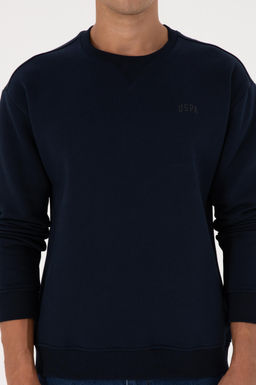 Erkek Lacivert Basic Sweatshirt Sepette S_rpriz _ndirim - U.s. polo assn фото 6