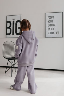 Бомбер утепленный, меланж - Inzibe фото 39