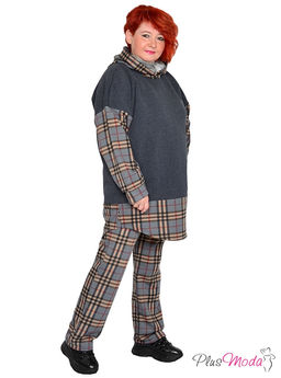 Жакет-парка Модель №1908 размеры 44-84 - Plusmoda фото 28