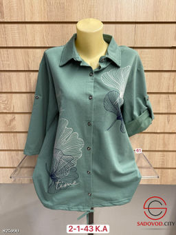 Рубашка женская из хлопка