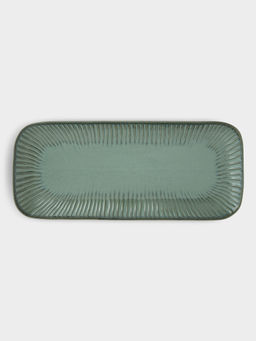 Блюдо прямоугольное Gallery, зелёное, 36х16 см - Easy life фото 3