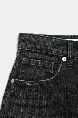 HIGH-WAIST CURVED DENIM SHORTS - Zara фото 49