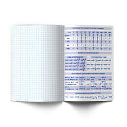 Светоч Т139 Тетрадь со справочным материалом Безупречный стиль, A5 48 л. на скобе 60 г/кв.м , белизна 90 % 10 шт. , клетка 01284 Безупречный стиль Алгебра  фото 5