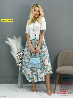 Платье женское с принтом - Bruno фото 4