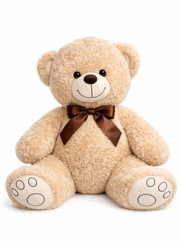 Мишка с бантиком и пяточками, 50см. (Белоруссия)