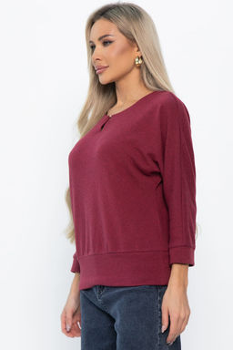 Джемпер трикотажный Претти (бордовый) Б14845-50М