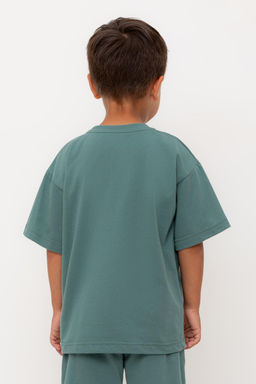 КР 302732-1/темный малахит к556 фуфайка (футболка) для мал - Crockid фото 5